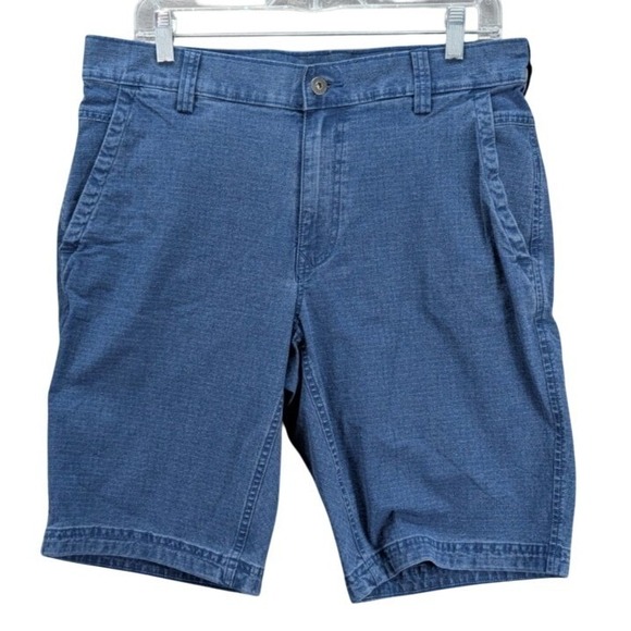 Duluth Trading Co Men's Rip Stop Shorts Standard Fit Size 34 Blue 11" Inseam - Picture 1 of 12